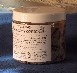SEL DE BAIN - DOUCEUR TROPICALE SEL DE BAIN - DOUCEUR TROPICALE